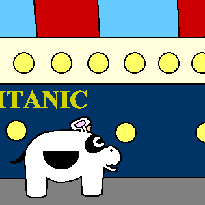 Gladys gets on a ship