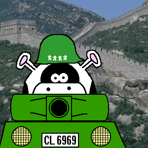 Gladys in front of the Great Wall of China